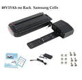 Electric Bicycle Rear Rack Battery with LG 18650 21700 Battery Cells - 36V/48V 12Ah/13Ah/15Ah Lithium Battery for Ebike Motors up to 1000W