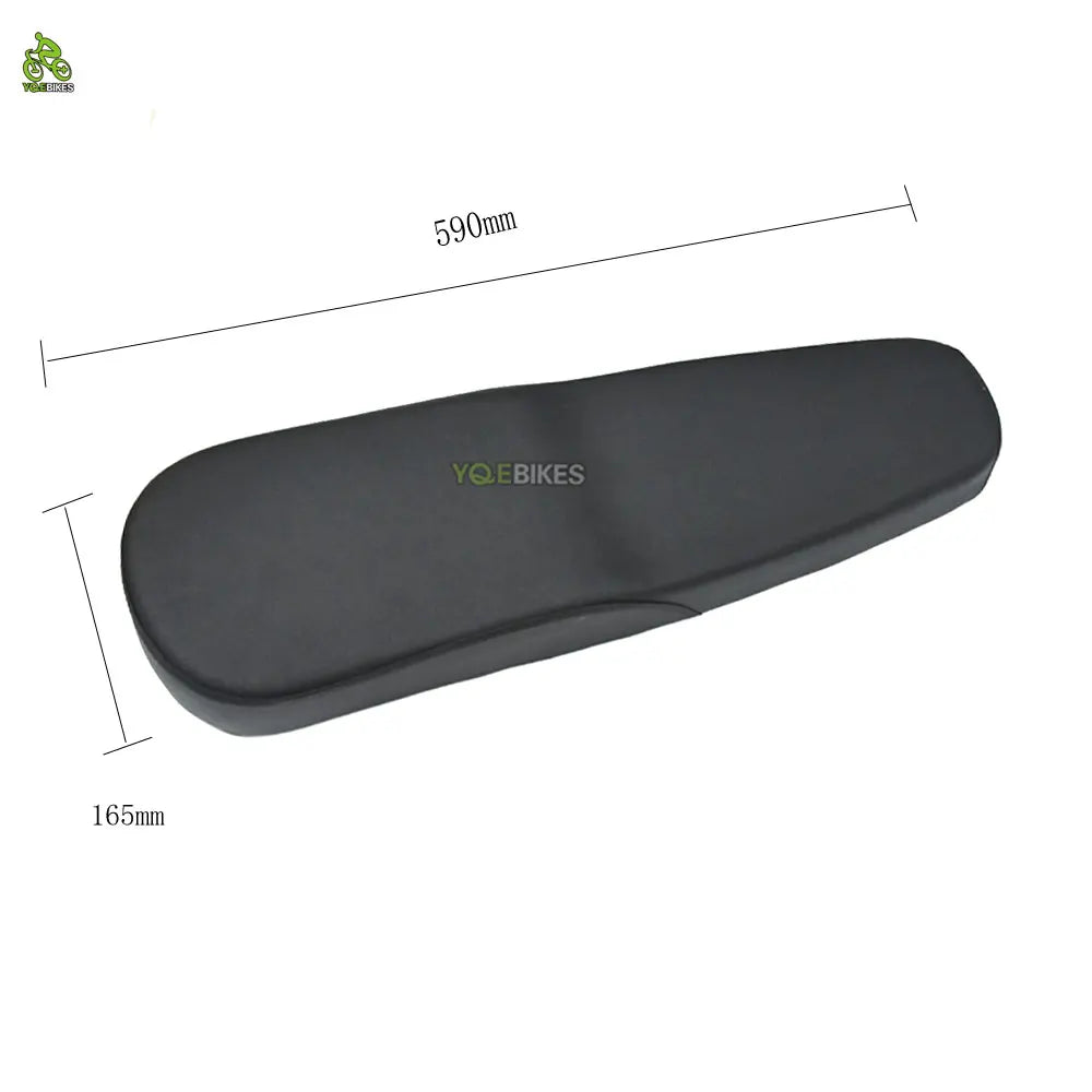 YQEBIKES Stealth Bomber Bicycle Saddle Electric Bike Long Two Seat Universal Seat Post e Bike Dual Seat for Ebike 73 RX S1 S2