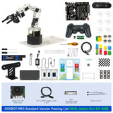 DOFBOT PRO 6DOF Robotic Arm ROS Python Programming Learning Kit with 3D Deep Point Cloud Recognition Gripping for Jetson Orin