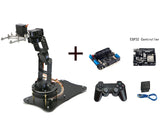 6 DOF Robot Arm with Rotatio Base Metal Alloy Manipulator Claw Kit For Arduino Robot DIY Kit UNO/ESP32/STM32 Programmable Robot