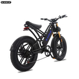 20-inch Retro Electric Motorcycle 3c Lithium Battery Cross-country Mountain Bike Fat Bike  Electric Dirt Bike 400W