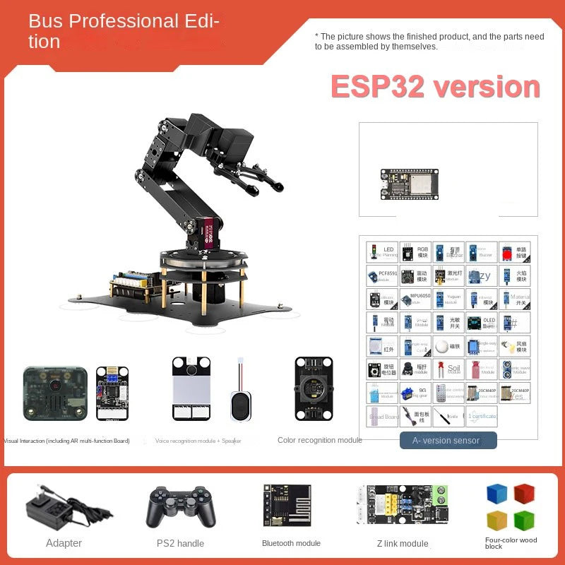 6 DOF Robotic Arm with Metal Claw MG996R 180 Degree Rotating Base for STM32/For Arduino Robot DIY Kit Programmable Robot Arm