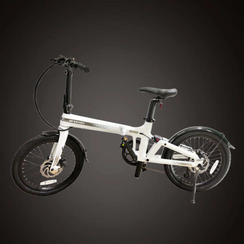 EWIG Newest Version Carbon Frame Folding Road Bike Bicycle 20 Inch 7 Speed SHIMANO Carbon Fiber Bicycle MINI City Bike