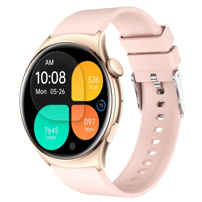 Gaines Fashion Smart Watch QX10 Men 1.43inch Amoled Large Screen Bluetooth Call Music Player AI Voice Sport Fitness Women Smartwatch