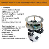 Ballbot Ball Balance Robot Self-Balance Robot Kit for STM32 Programmable Robot App Parameter Adjustment And Wheel Group Module