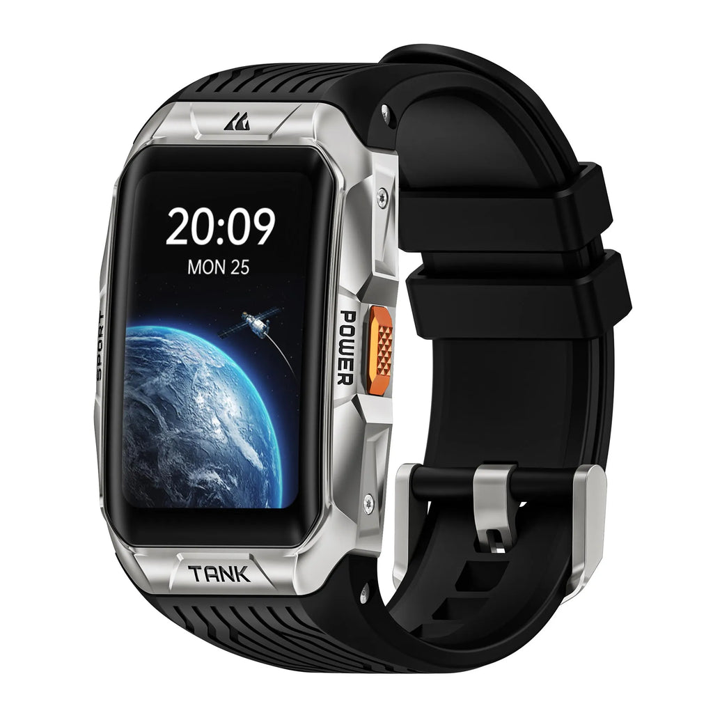 2025 KOSPET TANK X2 Ultra GPS Smart Watch For Men 3D Curved Screen Stainless Steel Body Compass Altimeter Waterproof Smartwatch