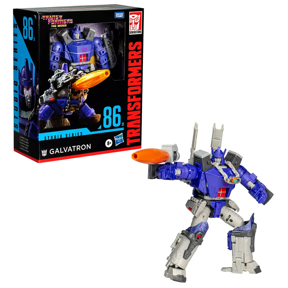Original NEW Hasbro Transformers Studio Series 86 The Movie Galvatron 21.6cm Leader Class Action Robot Model Figure Toys