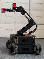 4WD Omni Wheel Robot Car Robotic Arm Chassis Obstacle Avoidance Ps2 Handle RC Car for Arduino Robot Kit UNO Programmable Robot