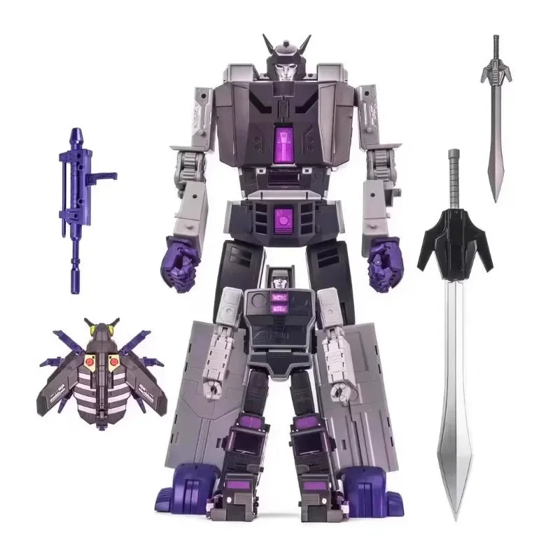 DX9 Menasor Set of 5 Transformation Robot Toy with D13 Breakdown D14 Motormaster D15 Breakdown D16 Wilddriver D17 Dragon Strip
