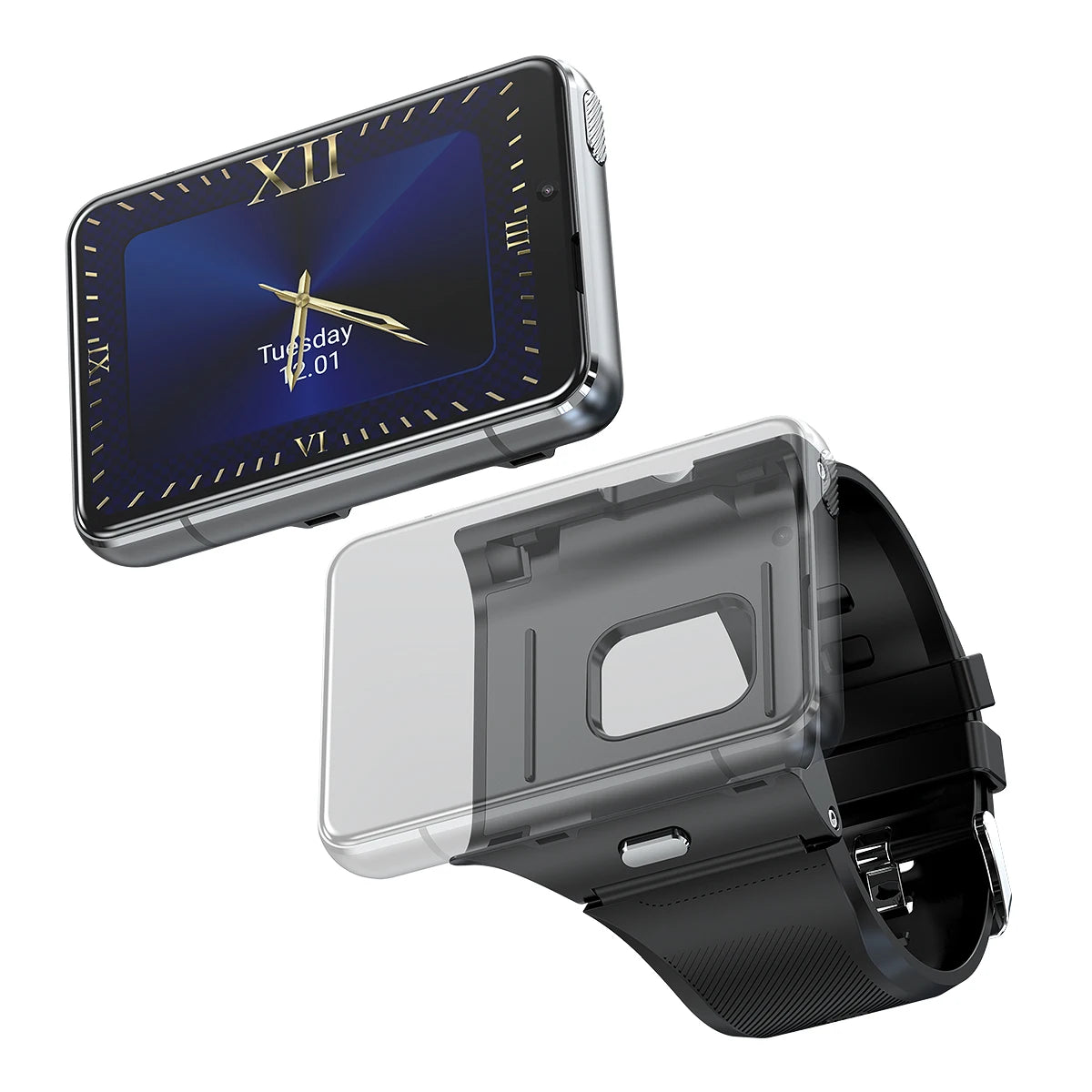 2.88 Inch Big Screen Dual HD Cameras GPS APP Installation Separable 4G SIM Card WIFI Video Calling Smart Watch