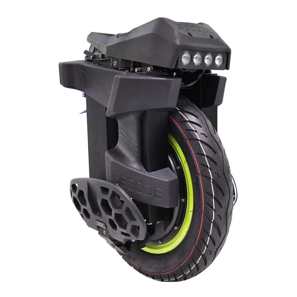 Begode T4 PRO Electric Unicycle 100.8V 1800Wh 50E 50S Battery 2600W Motor 12inch Street Tire High Torque Green Hub Motherboard