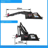 4 DOF Robot Arm with Metal Rotating Big/Small Base For Arduino ESP32 Robot DIY Kit Manipulator Claw Programmable Robot Projects