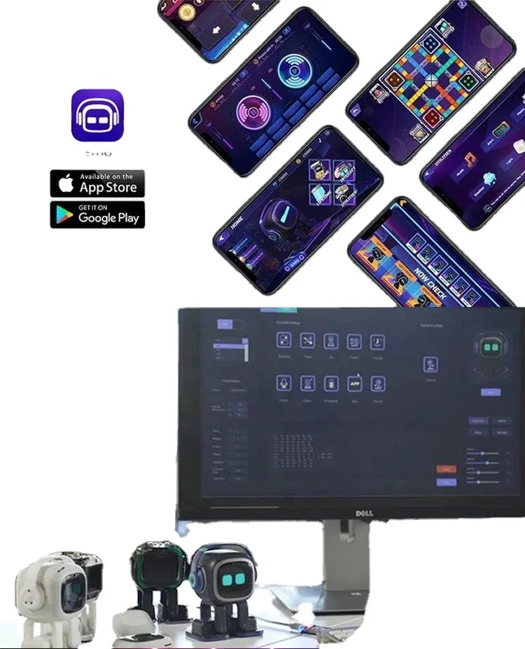 Latest 2024 model  Robot Intelligent Emotional Interaction Voice Dialog Ai Desktop Toys Children Companion Electronic Pet