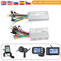 EBike Controller 48V LCD E Bike Display Speed Controller For Brushless Motors 24V 36V 350W 500W Electric Bike Conversion Kits