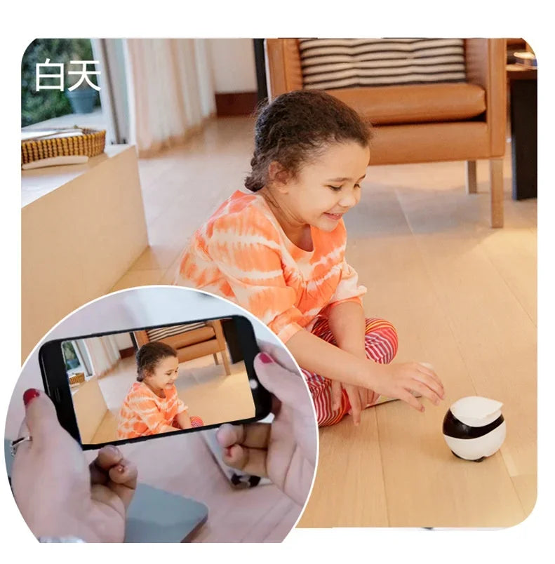 AI Interactive Companion Ebo Wireless Security Camera Self-charging Moving Pet  Robot