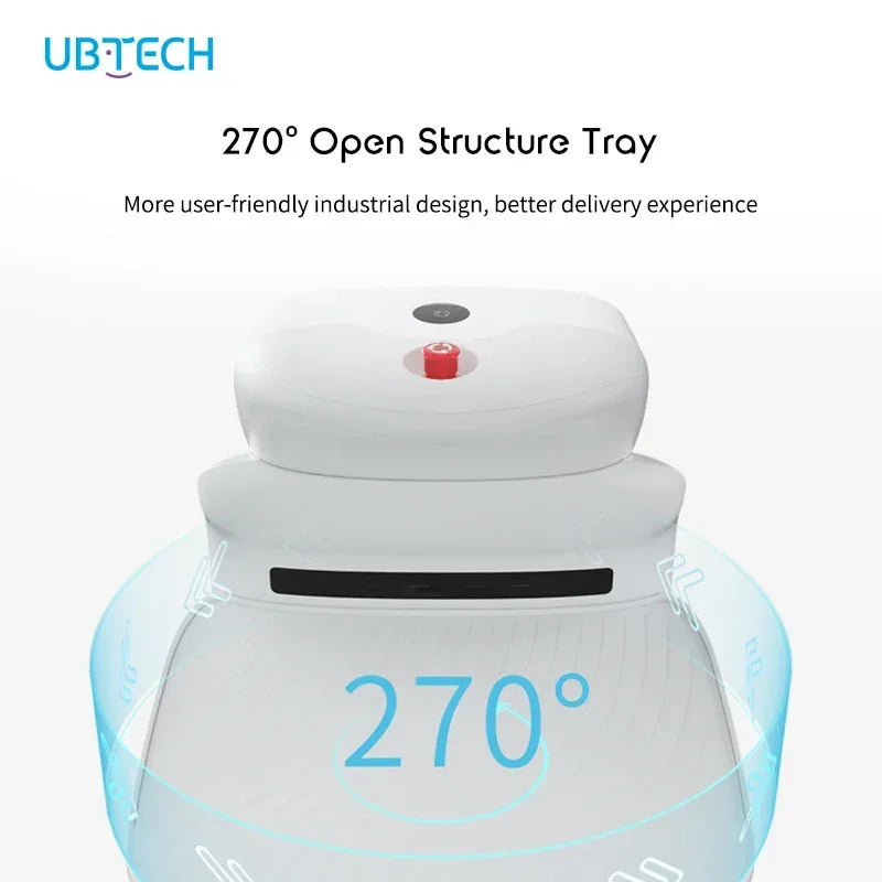 2024 New Arrival Multi-functional Robot Deliver Goods Robotic Meals Waiter Food Delivery Service Robot For Hotel Coffee Shop