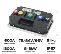 SIAECOSYS/FarDriver Encoder ND721200 BLDC 600A 8-12kW High Power Electric Motorcycle Controller