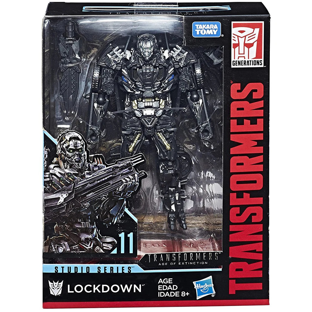 In-Stock Hasbro Transformers Studio Series SS-11 Lockdown & SS-17 Shadow Raider Deluxe Class Action Robot Model Figure Gift Toys