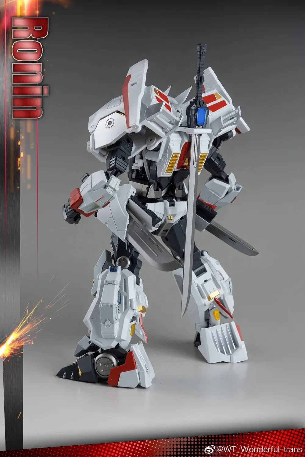 IN STOCK Transformation Wonderful Trans WT01 WT-01 RONIN White Drift Robot Masterpiece Action Figure Toy Collection Gift