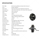 QSMOTOR 273 8000W V4 72V 120kph High Speed E-Motorcycle Spoke Hub Motor with ND72680 Controller Conversion Kit