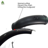 Universal Version 20inch Fatbike MTB Bikes Electric Bicycle Fenders 2 pcs Bicycle Mudguard Fat ebike Fender Front Rear Mud Guard