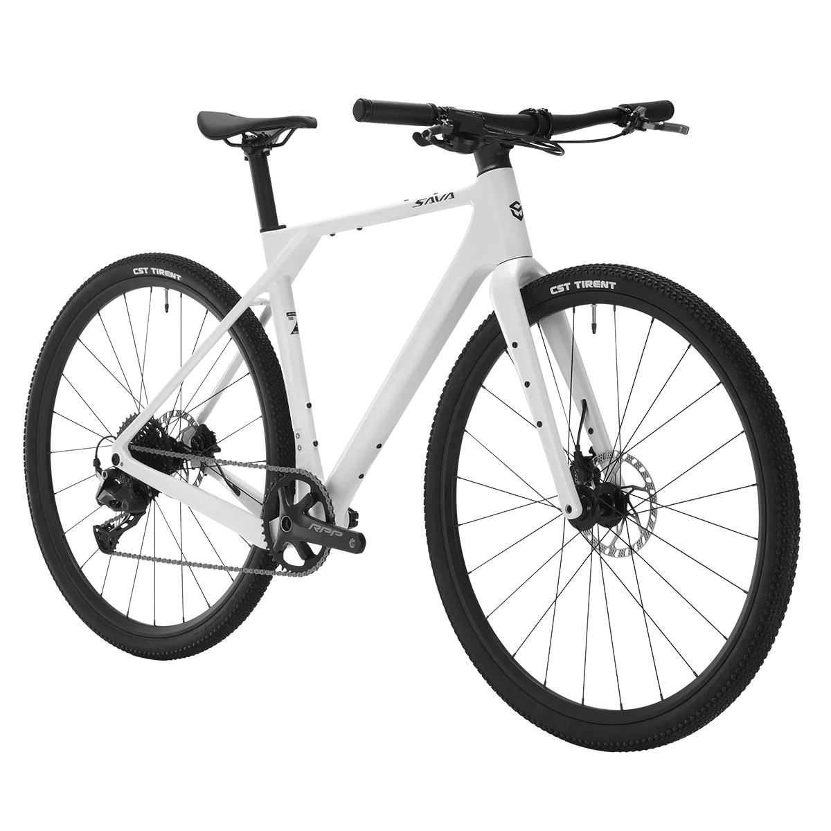 SAVA 2025 New SF6 R21 Carbon Fiber Flat Handlebar Road Bike, Hydraulic Disc Brake Gravel Bike with SHIMANO U6000 11 Speed Kit