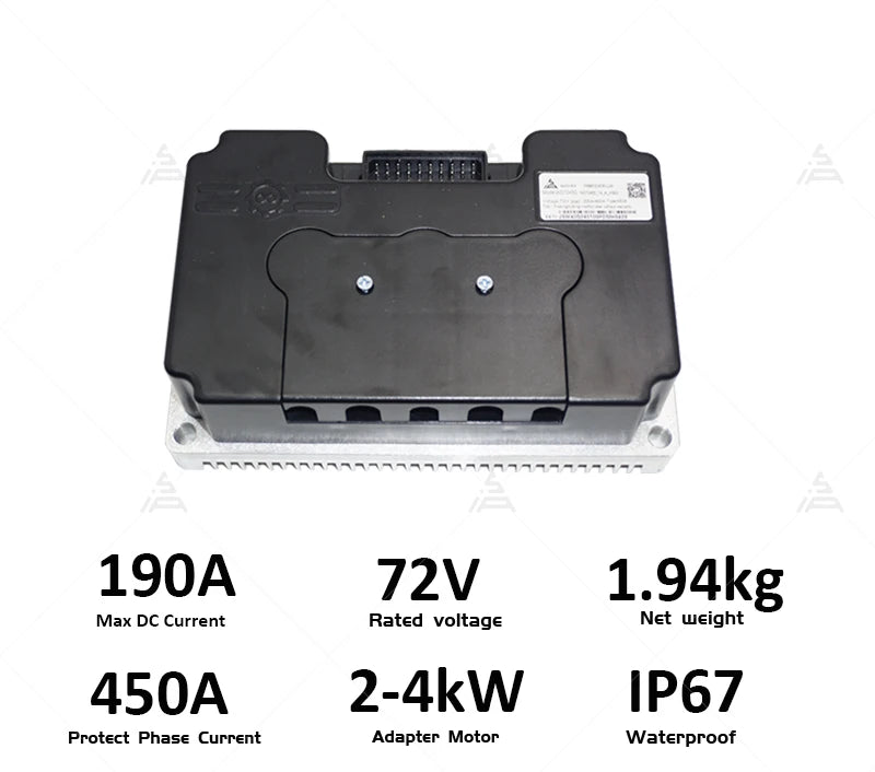 ND72450 Fardriver Controller 450A Intelligent Electric Motorcycle Controller SiAECOSYS ebike Accessories Bluetooth