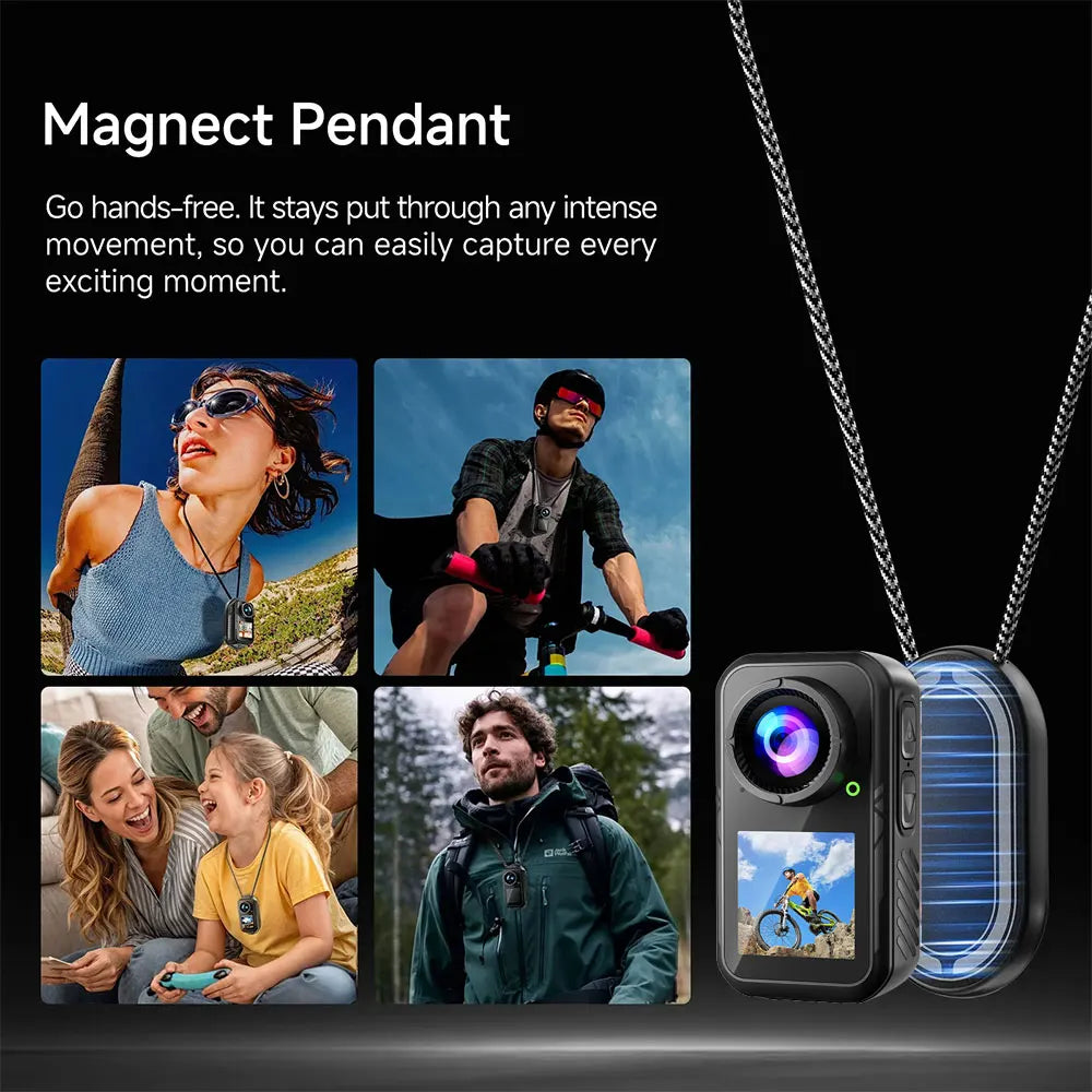 K50S Mini 5K Action Camera with Magnetic Mount