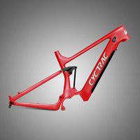 TWITTER EM9Carbon fiber Bafang frame mid-mounted motor electric assist mountain bike full shock absorber soft tail bicycle frame