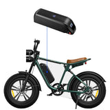 EMOKO C91 Upgraded Lithium-ion Battery Pack 48V 15Ah 17.5Ah 840Wh Removable Akku for 500W 750W ENGWE M20 Long Range E-bike