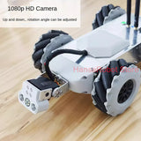 Wireless Reconnaissance Pipeline Detection Robot Car Chassis HD Image Transmission 200m Remote Control Mecanum Wheel Car