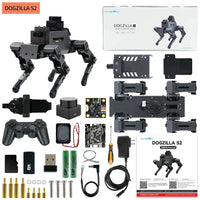 Yahboom 12DOF Metal Robot Dog Bionic DOGZILLA with Camear Lidar Voice Module for Raspberry Pi 5 Support ROS2 Python Programming