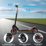 Two Wheels 1600W Dual Motor Electri Scooters Fast 45km/h Speed Delivery 10 Inch Off Road Adults Mobility Scooter Free Shipping