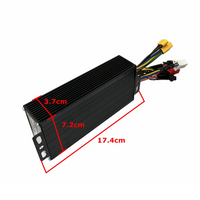 48/60/72V 40A 1500w-2000w Brushless DC Ebike Dual Mode Sine Wave 18Mosfets Ebike Controller with UKC1 UKS2 SW900 Display