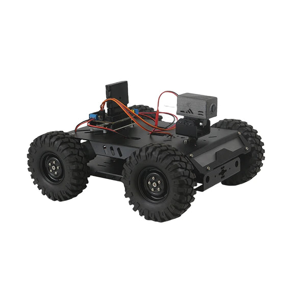 4WD RC Tank Ps2 Wireless VIdeo 12V DC Motor Trolley Support 4G Off-Road Car for C++ Robot DIY Kit VScode Programmable Robot Car
