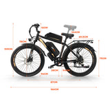 UK Warehouse New Design EMOKO 350W Electric City Bike with Long-Lasting 48V 15Ah Fast & Time-Saving Ride