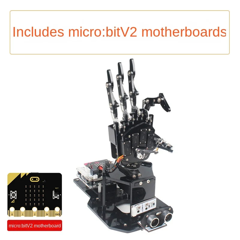 STEM For Arduino STM32 Bionic Robot Palm Hand Manipulator Open Source Code 5 Hands Educational Kit with Ps2/Somatosensory Gloves
