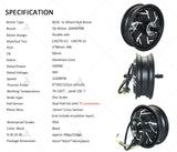 Sales Clearance！QS Motor 12*3.5inch 5000W V4 48V 100kph 72V 150kph Hub Motor for Electric Motorcycle