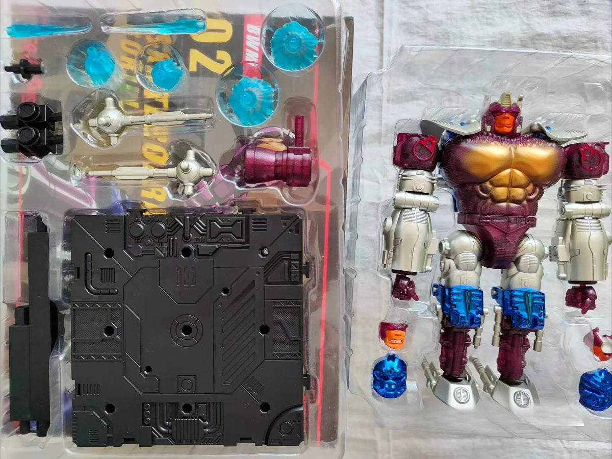 IN STOCK TransArt Toys TA BWM-02 BWM02 2.0 Version Fine Coating Skateboard Gorilla OP COMMANDER Robot Action Figures Toys Gift