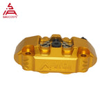 Adelin ADL-14 Hydraulic Brake Calipers Universal 4 Pistons CNC Aluminum Alloy for Motorcycle Brake Calipers