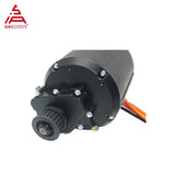 QSMOTOR Liquid Cooled 138 V3 4000W 90H Mid Drive Motor with Gearbox and Better Temperature Resistance