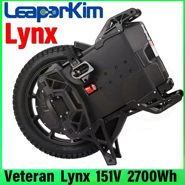 2024 LeaperKim Veteran Lynx 151V 2700Wh Battery Smart BMS 3200W Motor Electric UInicycle 8KW Peak 20Inch Tire Suspension 90mm