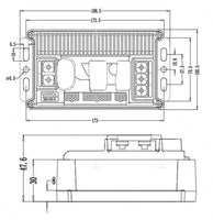 VOTOL Controller EM50-6P 72V 170A LIN Programmable Controller for 2000W E-scooter Motor