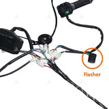 SIAECOSYS Universal Motorcycle Scooter Black Relay 3 PIN Round waterproof Turn Signal 12V LED Flasher Relay Blinker fit VOTOL se