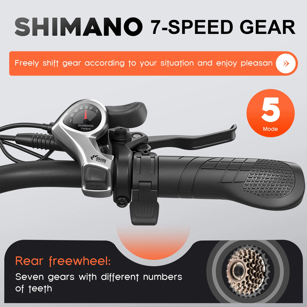 UK Warehouse New Design EMOKO 350W Electric City Bike with Long-Lasting 48V 15Ah Fast & Time-Saving Ride