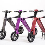 12 Inch Automatically folding two-wheel mobility scooter 350W48V7,5Ah Electric Bike Speed: 25km/hXYWJ