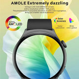 Gaines Fashion Smart Watch QX10 Men 1.43inch Amoled Large Screen Bluetooth Call Music Player AI Voice Sport Fitness Women Smartwatch