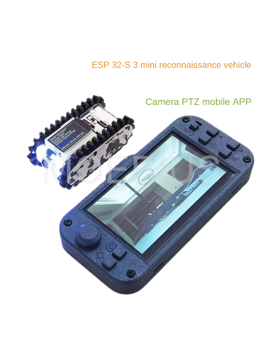 Mini APP Control Robot Car Pipeline Detection with Camera WiFi Fpv Image Transmission Mobile Phone Control Video Car Esp32