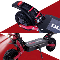 Dual Drive 3600W 48V 21Ah Adult Fast Electric Scooter Foldable 11'Fat Tire e scooter aluminum alloy European stock off road