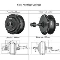 Front Wheel Motor 500w LCD3 48V 26inch Rear Hub Motor Electric Bicycle G51 Display Screw Motor Brushless Ebike Conversion Kit